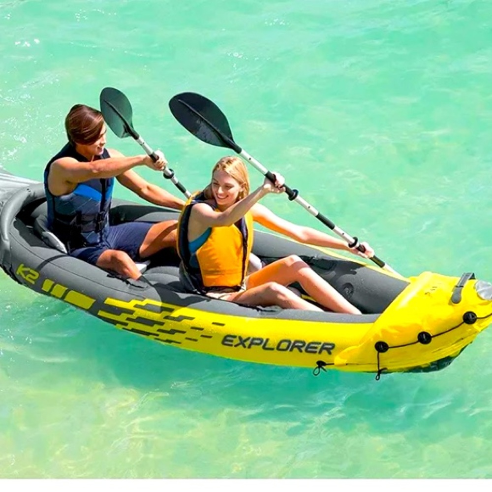 Intex Explorer K2 Kayak 2-Person Inflatable Kayak